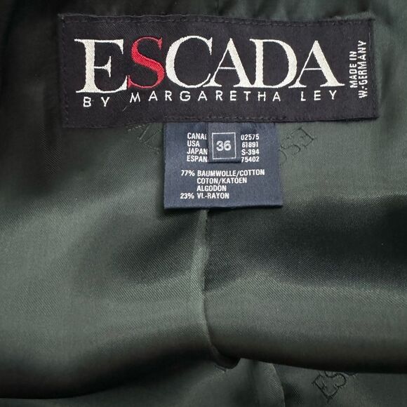 Escada Velour Women’s Blazer (EU 36/US 4) - Picture 11 of 12